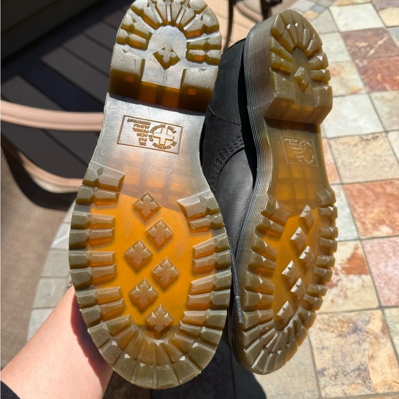 Dr. Martens Black Leather Boots, women size 10 - Picture 8 of 9